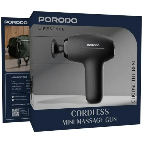 ماساژور برقی پرودو مدل Cordless PDLFSTMG01BK | ۵ سرعته | ۳ ساعت استفاده | ۴ سری ماساژ