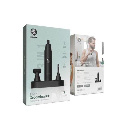ست اصلاح گرین لاین مدل 3in 1 Grooming Kit | ۳ سری اصلاح | 6500RPM | مناسب صورت، بینی و ابرو